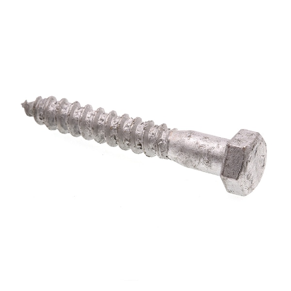 Prime-Line Hex Lag Screw 3/8in X 2-1/2in A307 Grade A Hot Dip Galvanized Steel 25PK 9056256 - main